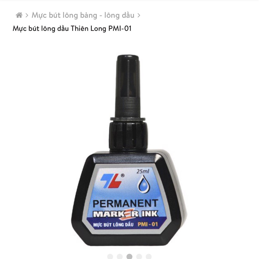 (Bán sỉ) Lốc 6 hộp mực bút lông dầu TL PMI-01 25ml