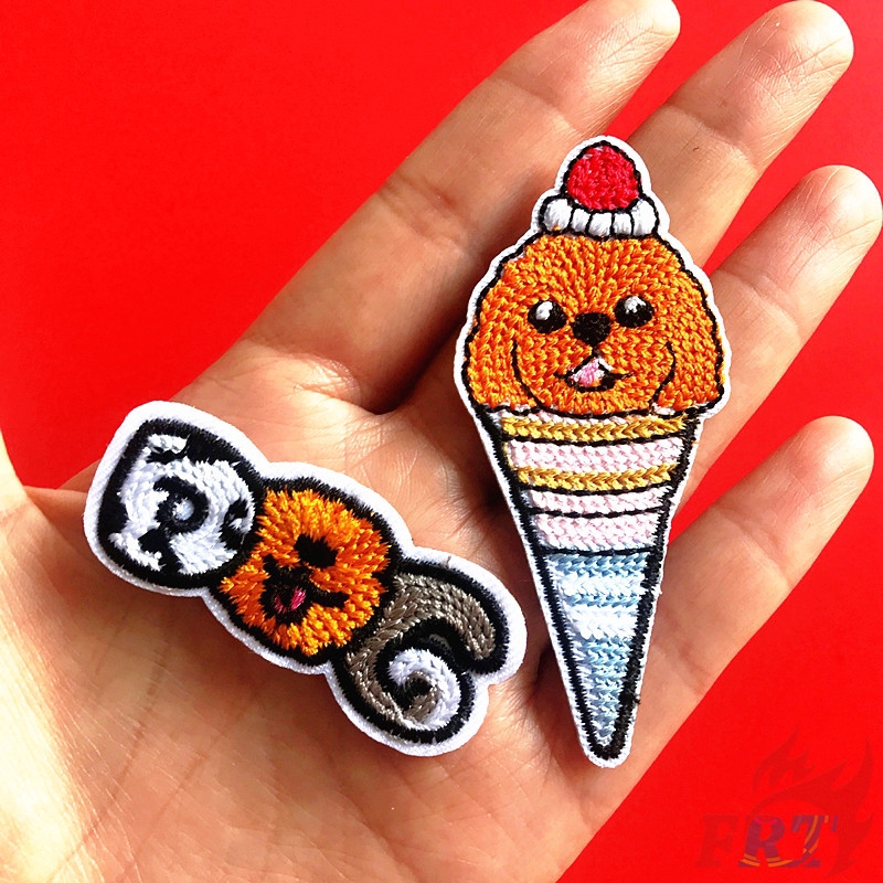 Sticker Ủi Thêu Hình Thú Cưng Dễ Thương