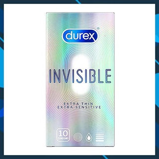 Bao cao su Durex Invisible Extra Thin Extra Sensitive 10 bao_Chính Hãng