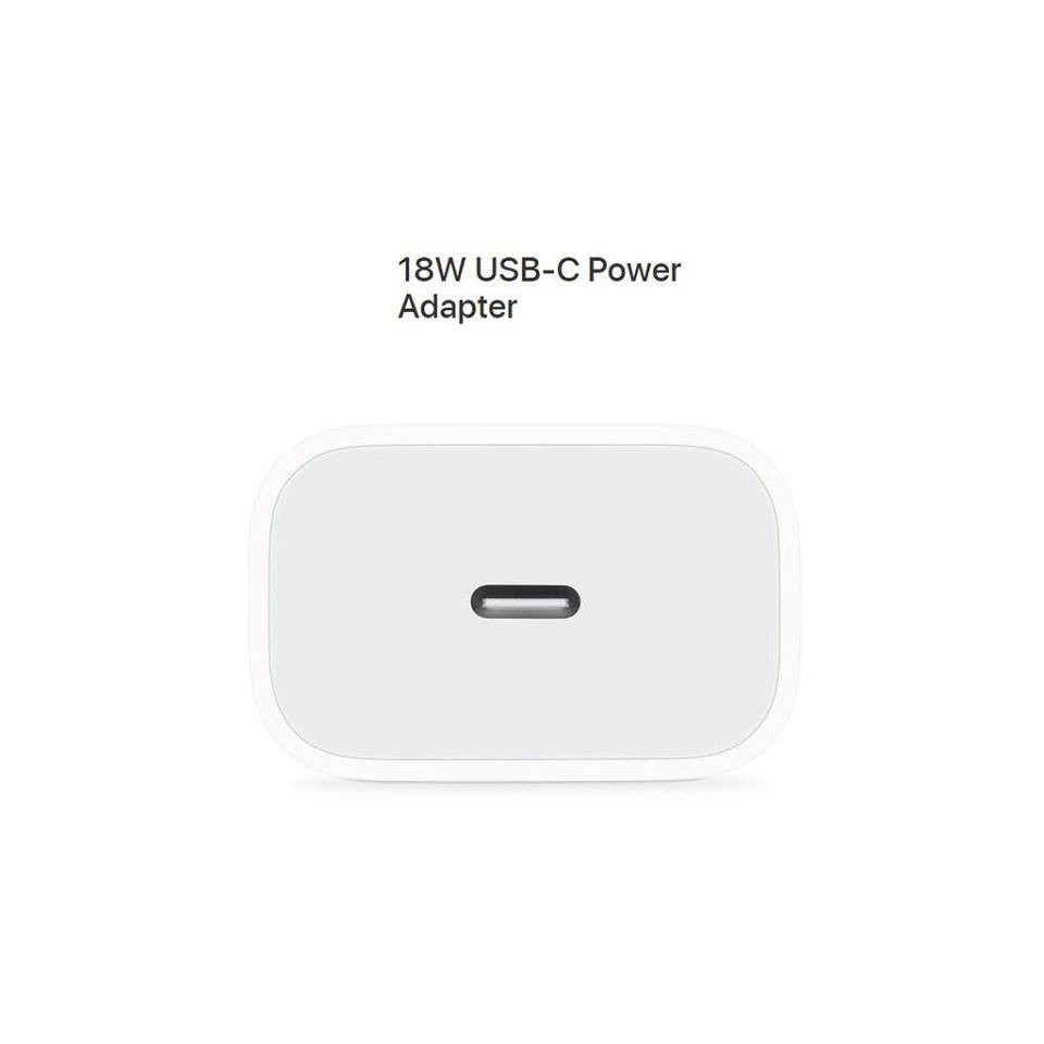 Củ Sạc Nhanh iPhone Zin Apple PD 18W USB-C To Lightning chuẩn Apple cho iphone 8/8P/X/XS/11/11Pro/11promax