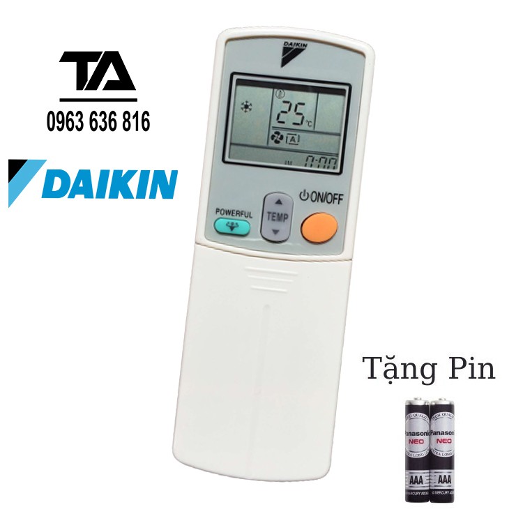 [FREESHIP 50K] Remote máy lạnh DAIKIN ✔ Điều khiển điều hòa DAIKIN - Hàng Chính Hãng
