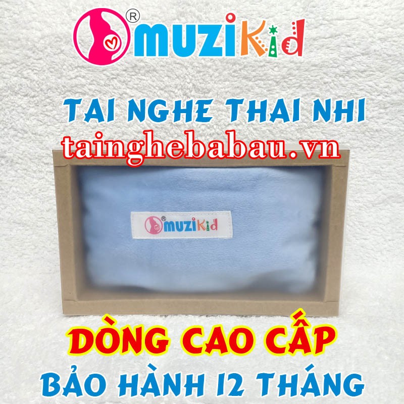 TAI NGHE BÀ BẦU MUZIKID MÀU XANH - HÀNG CHÍNH HÃNG - TAINGHEBABAU.VN