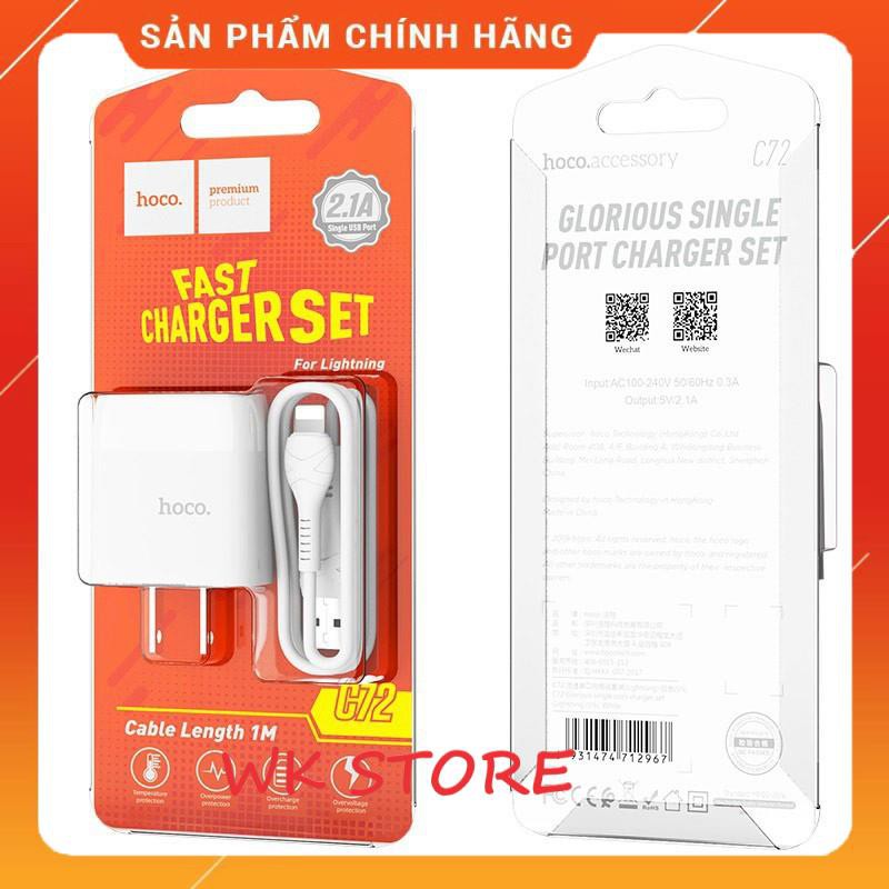 Bộ sạc nhanh Hoco C72 chính hãng