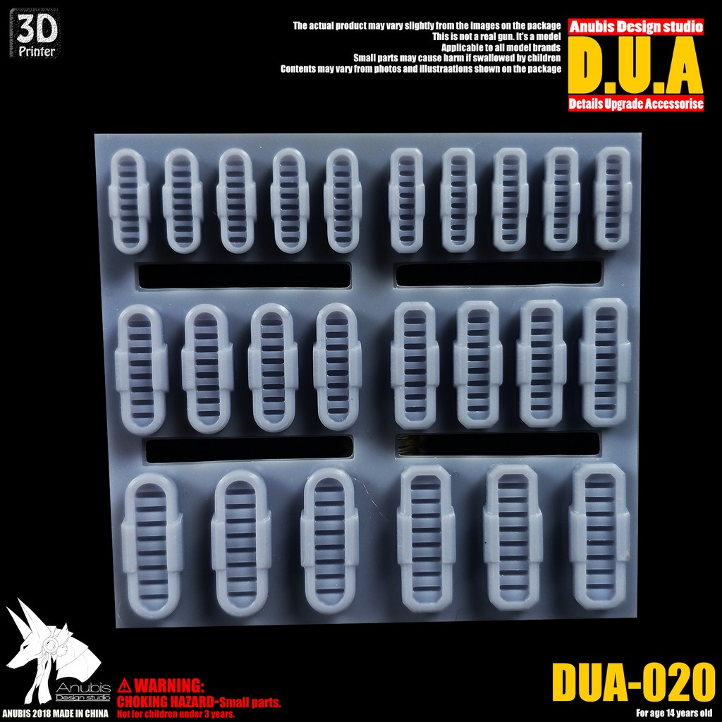 Phụ kiện mod ANUBIS - Chi tiết nhựa mô hình in 3D DUA020