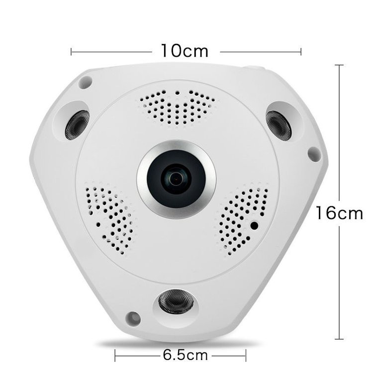 Camera VR 360 3.0M hỗ trợ ghi thẻ đến 128G