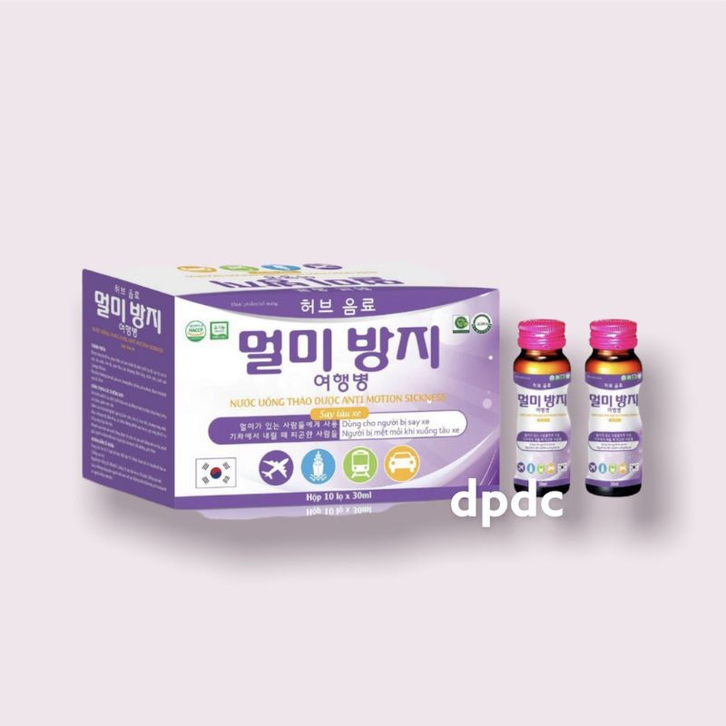 Nước Uống Thảo Dược Say Tàu Xe ANTI MOTION SICKNESS