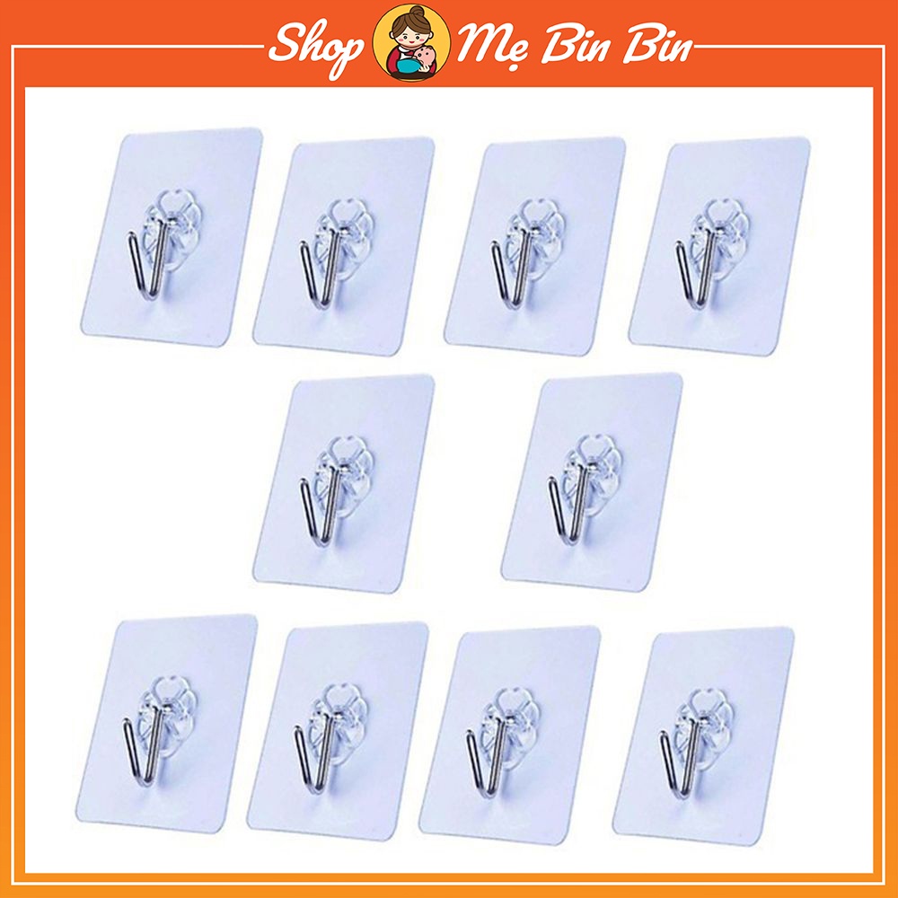 Móc treo đồ dán tương siêu dính, chịu lực cao giúp sắp xếp gọn gàng đồ đạc