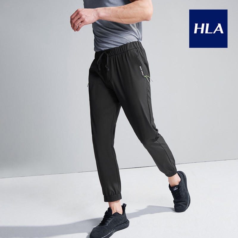 Quần Jogger Nam Lưng Thun HLA Drawstring Elastic Waist Nine-point Pants