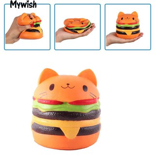 Đồ chơi Squishy hình bánh hamburger  MS9339