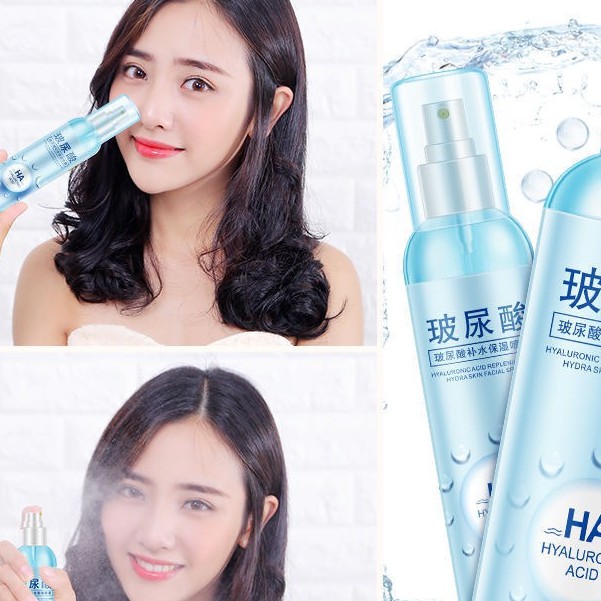 Một chai xịt khoáng dưỡng ẩm trắng da tinh chất HA Q2