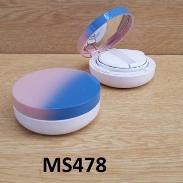 VỎ Hộp đựng cushion ombre xanh hồng 15g