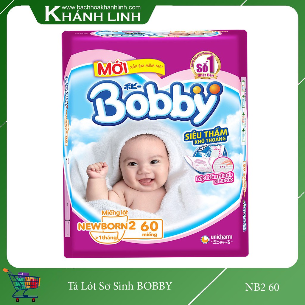 TÃ LÓT BOBBY NB2 60 miếng