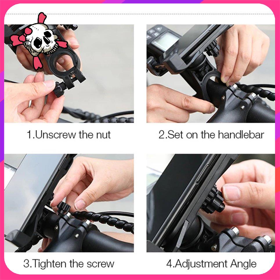 ⚡Fk FK⚡Giá đỡ điện thoại linh hoạt trọng lượng nhẹ tiện dụng cho xe đạp/xe máy | BigBuy360 - bigbuy360.vn