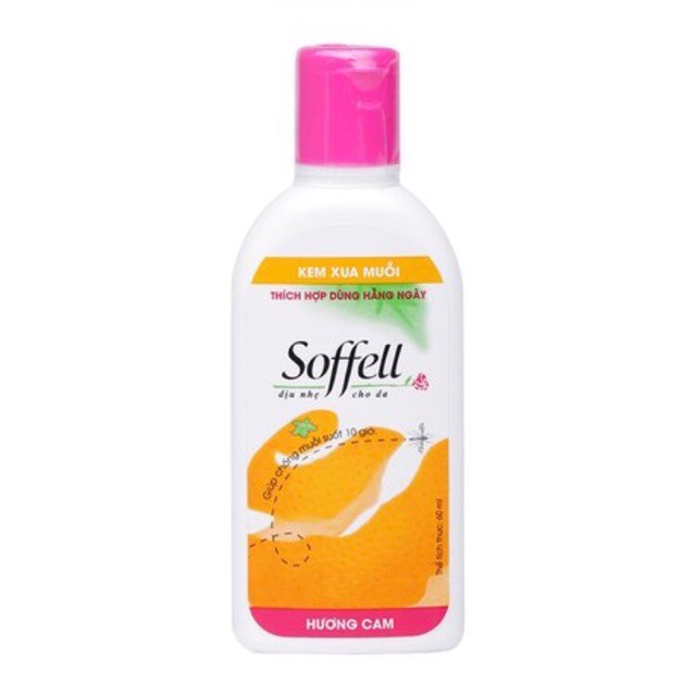 ( T333 ) KEM CHỐNG MUỖI Soffell 60ml( CHERRI )