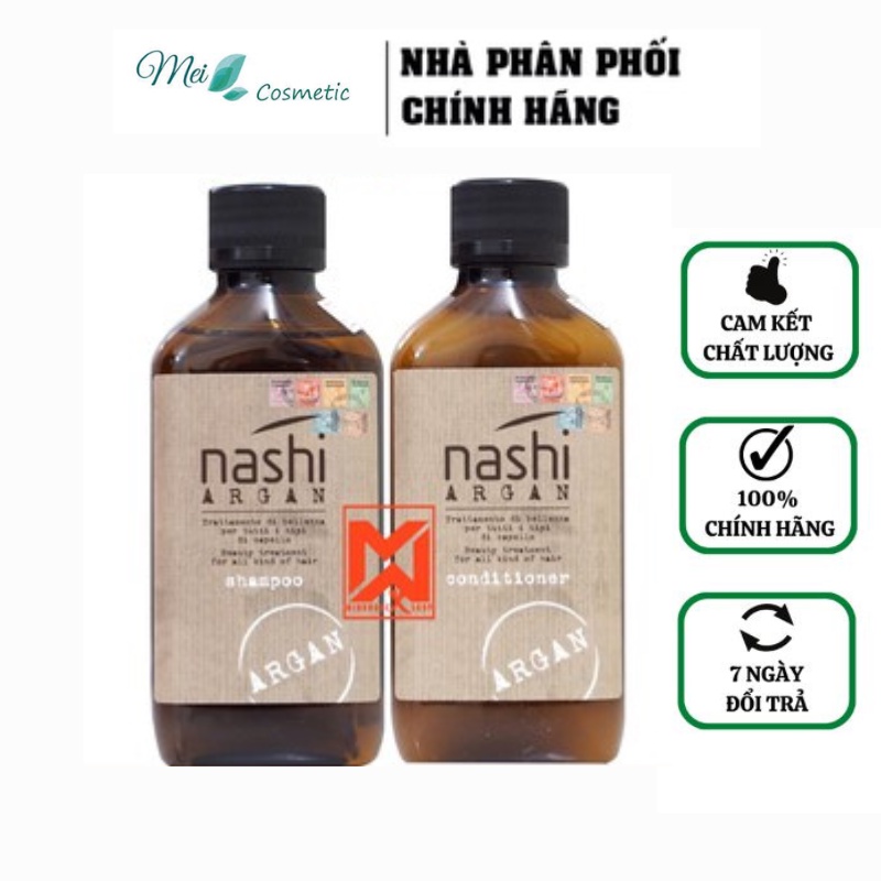 DẦU GỘI XẢ PHỤC HỒI HƯ TỔN NASHI ARGAN 200ML