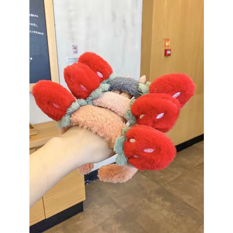 Cài tóc Seagloca đính quả dâu phong cách Hàn Quốc dễ thương cho nữ