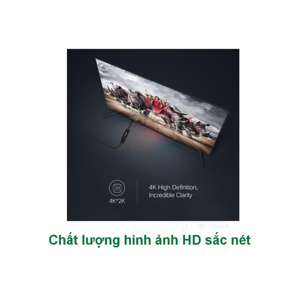 Cáp chuyển đổi DisplayPort sang HDMI hỗ trợ Full HD UGREEN 40362