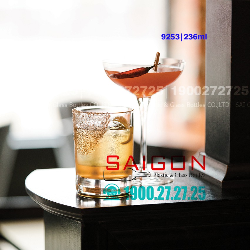 Ly Thủy Tinh Libbey Circa Cocktail Coupe 236ml | Thủy Tinh Cao Cấp , Nhâp khẩu E.U