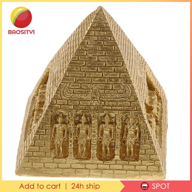 Mô Hình Kim Tự Tháp Ai Cập Bằng Nhựa Resin Trang Trí Bàn Cát Cho Bé [Baosity 1]