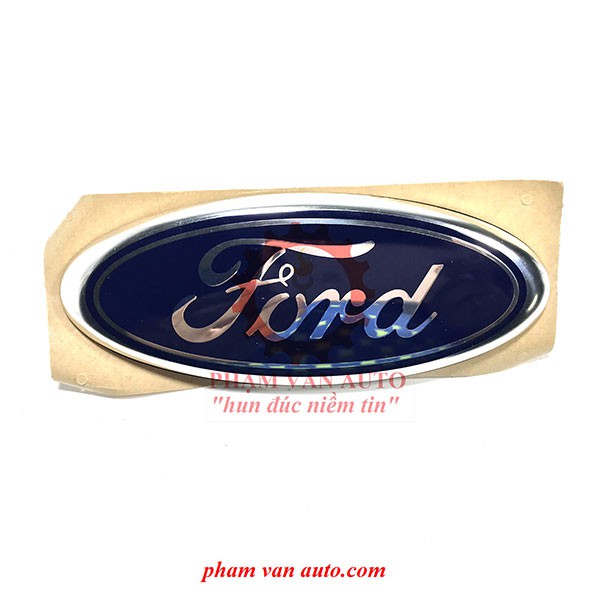 Logo biểu tượng chữ Ford dán phía sau xe Ford Transit CHiÍNH HÃNG mã 2N11N425A52AA