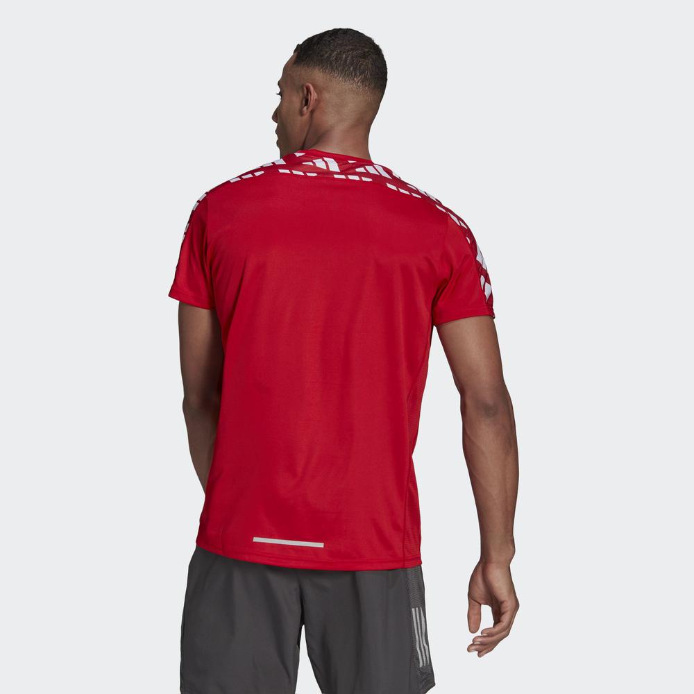 [Mã WABRADI13 - 150K - ĐH từ 1Tr]adidas RUNNING Own The Run Celebration Tee Nam Màu đỏ GK5953