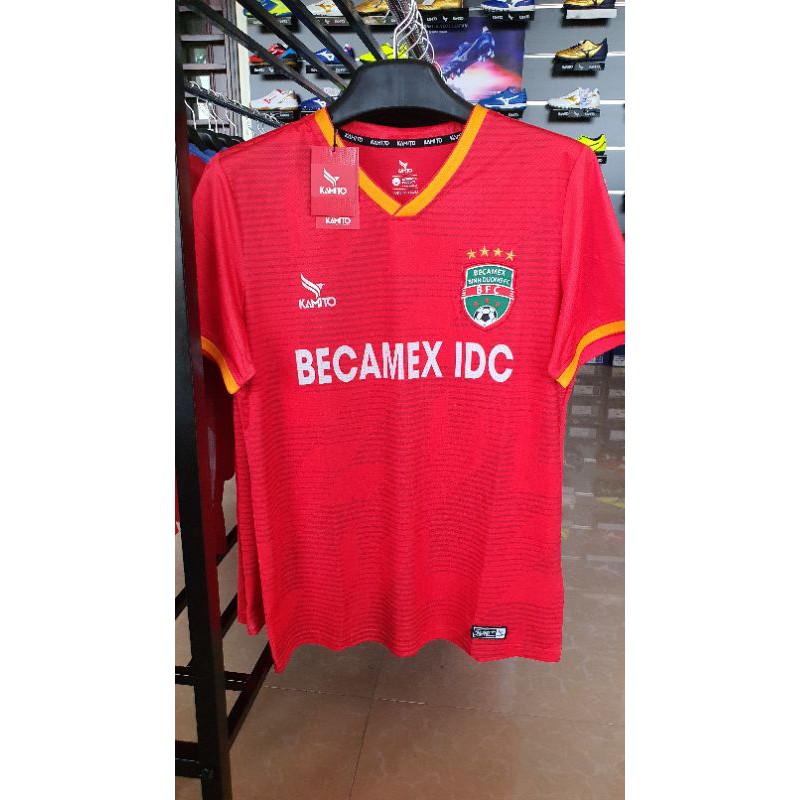 Áo đấu chính hãng CLB Becamex Bình Dương màu đỏ