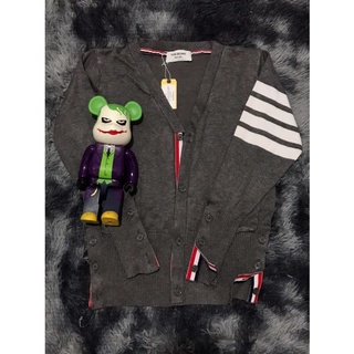 TB - ÁO LEN CARDIGAN NAM NỮ THOM BROWN, 4 SỌC TRẮNG DỆT KIM, ĐỦ TAGS, CỜ SAU GÁY, HIGH QUALITY MENSWEAR WOMENSWEAR