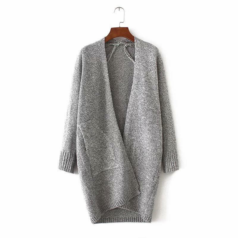 Cardigan len ghi xám | WebRaoVat - webraovat.net.vn