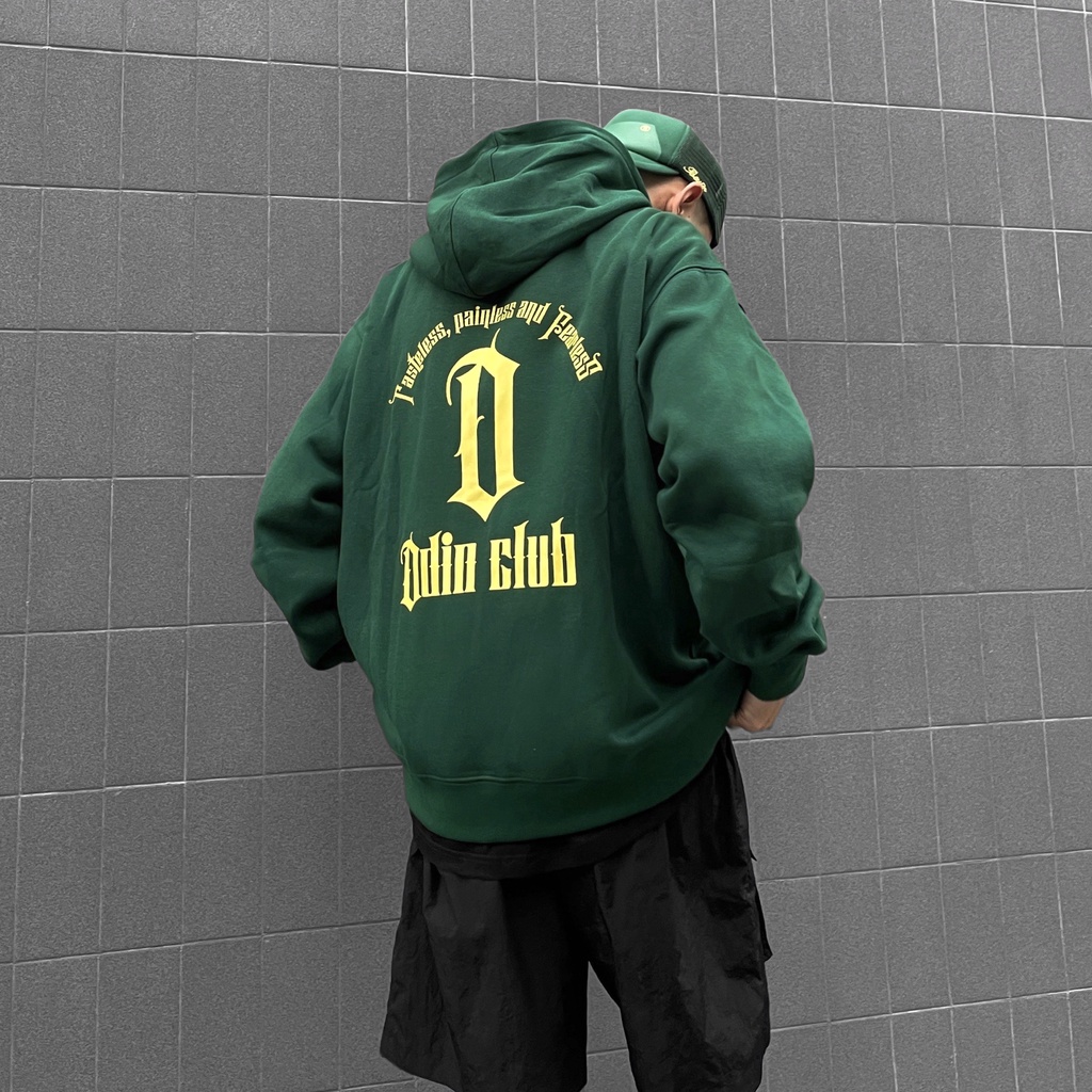 Áo Hoodie Oversize ODIN CLUB Tpf, Áo hoodie nam nữ form rộng 5 màu, Local Brand ODIN CLUB