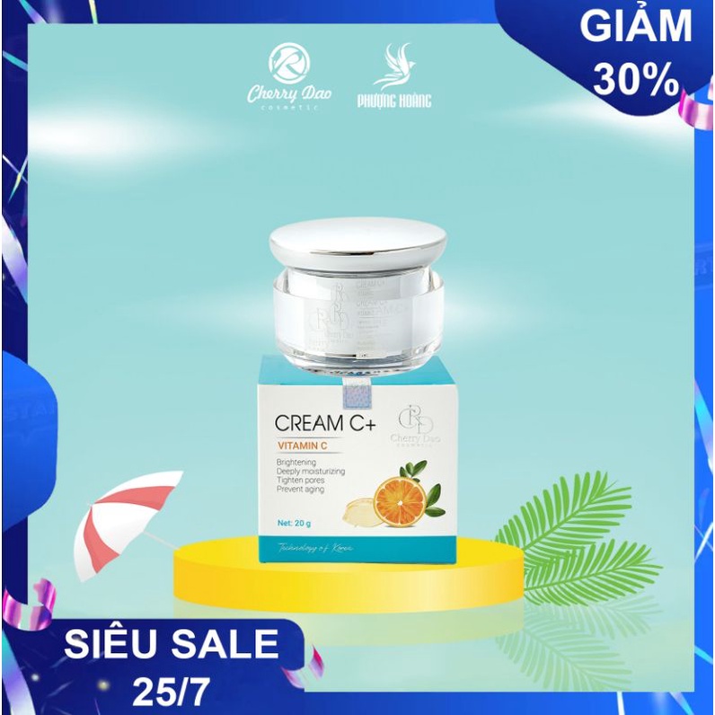 Kem dưỡng trắng da mặt - kem dưỡng ẩm - kem Face CreamC+ CRD