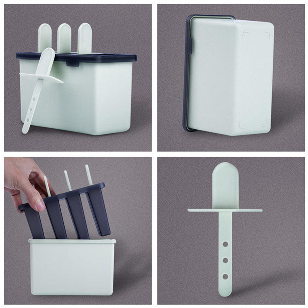 Khuôn silicone tạo hình làm kem que tiện dụng