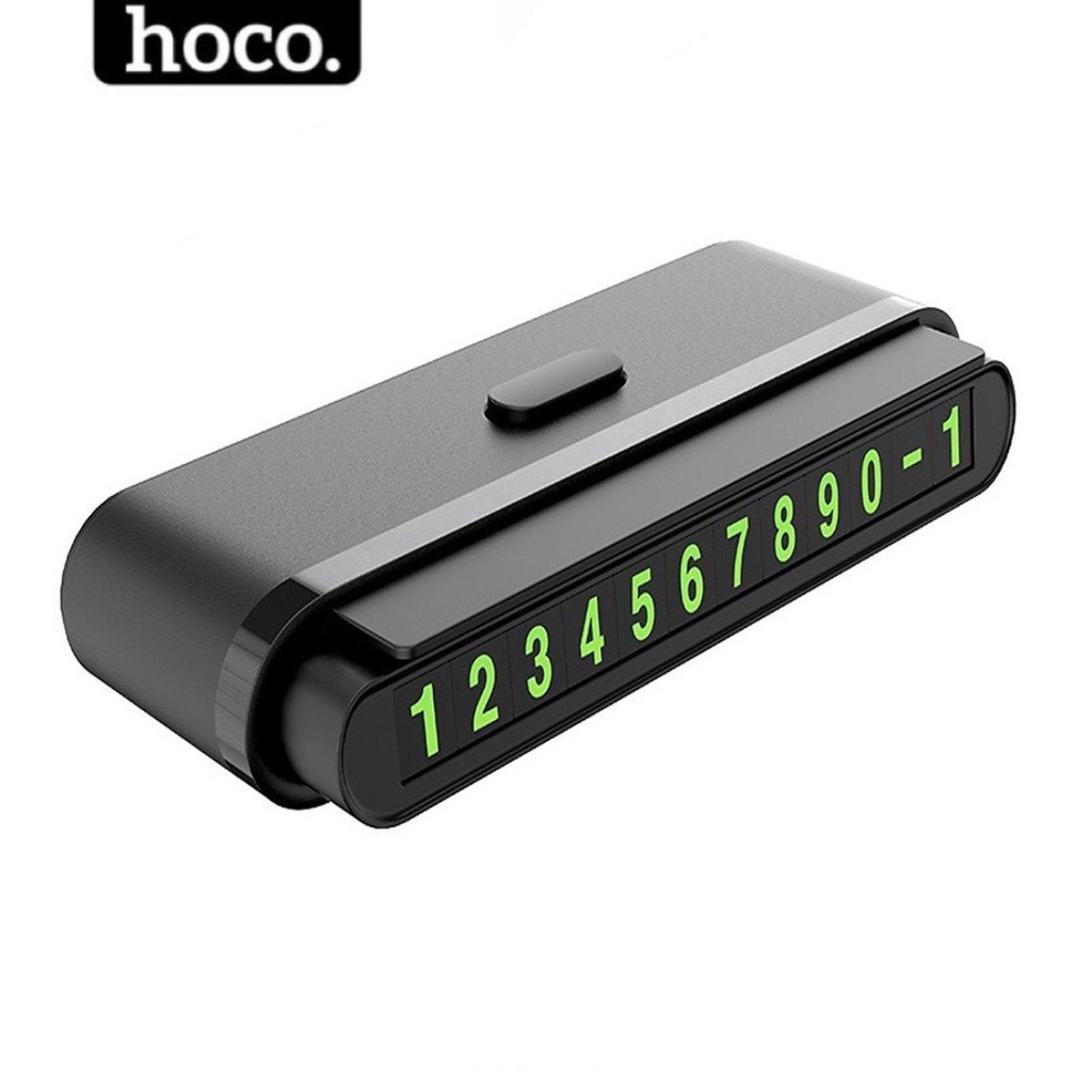 Bảng ghi số điện thoại trên ô tô gắn Taplo xe hơi chính hãng hoco có 6 dãy số hocomall