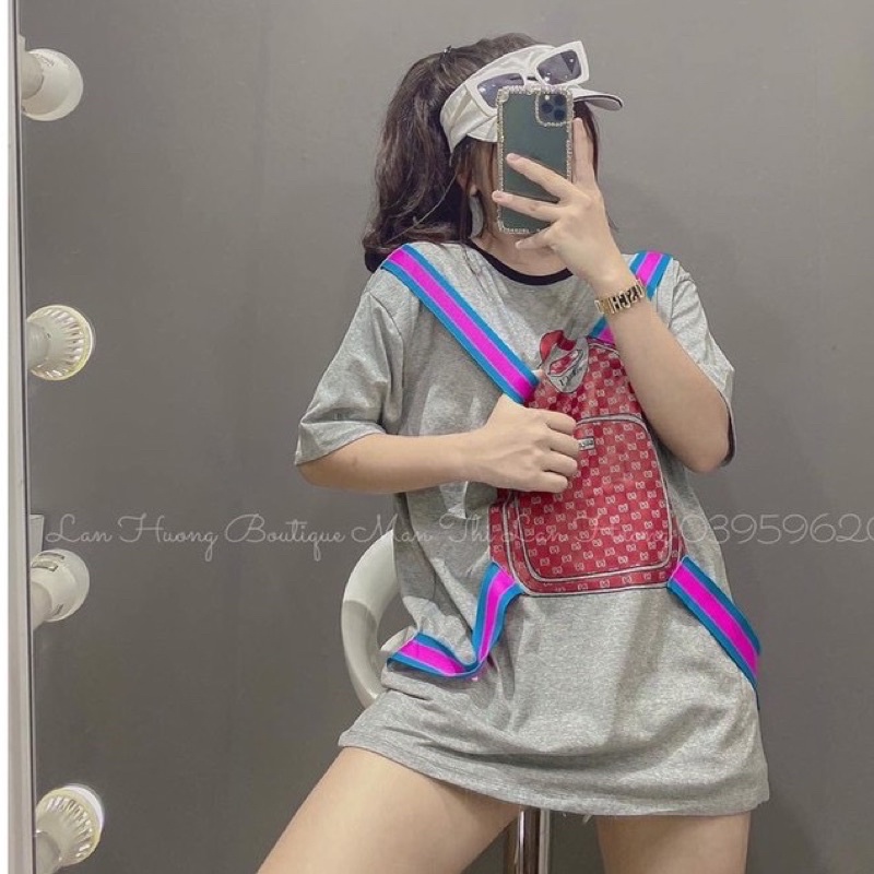 [FREESHIP]Áo phông balo giấu quần siêu hót