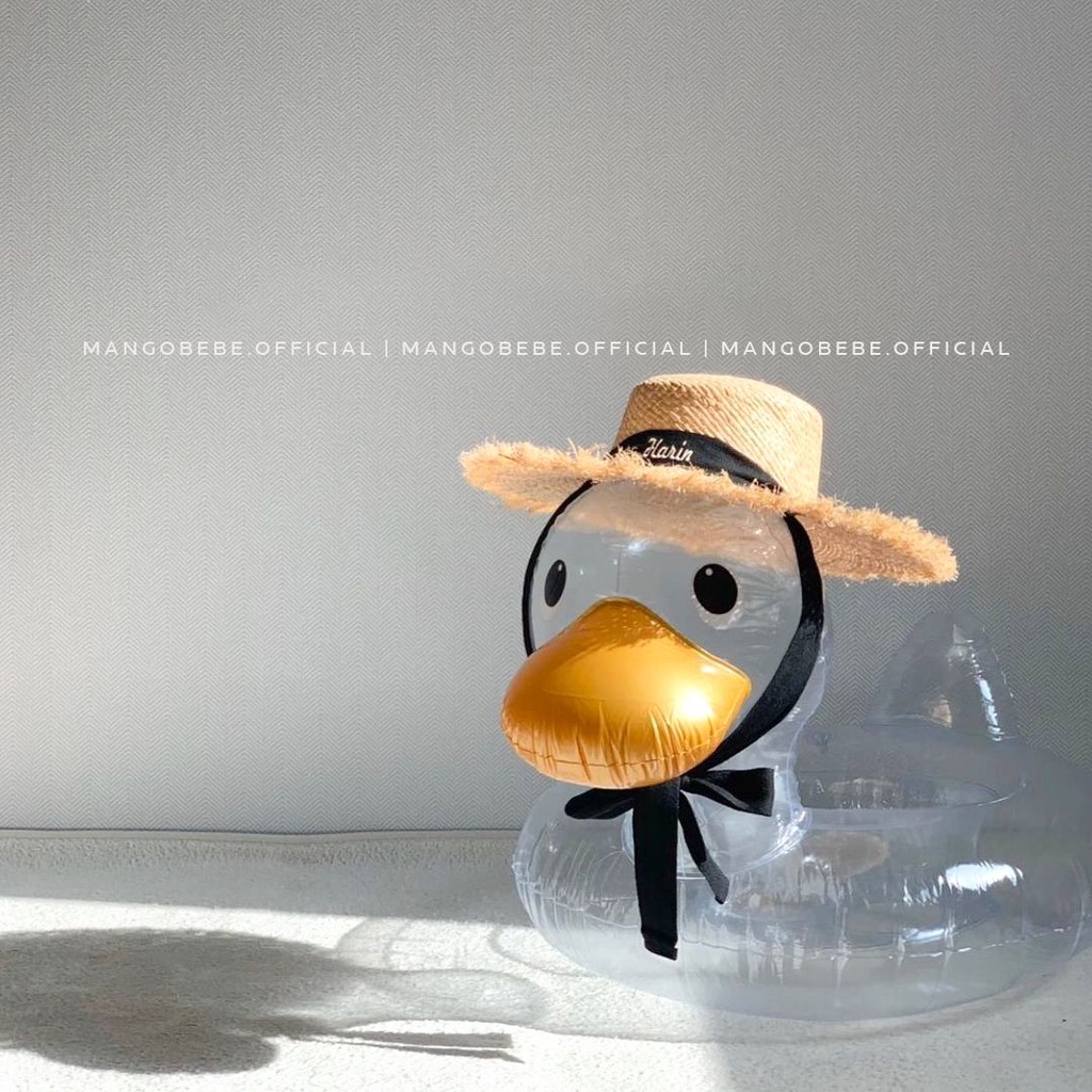 Phao Vịt con trong suốt, xỏ chân, chống lật an toàn cho bé