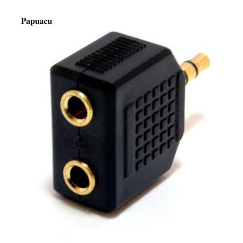 Jack cắm âm thanh 3.5mm chia quang 1 sang 2 lỗ cắm chuyên dùng cho tai nghe
