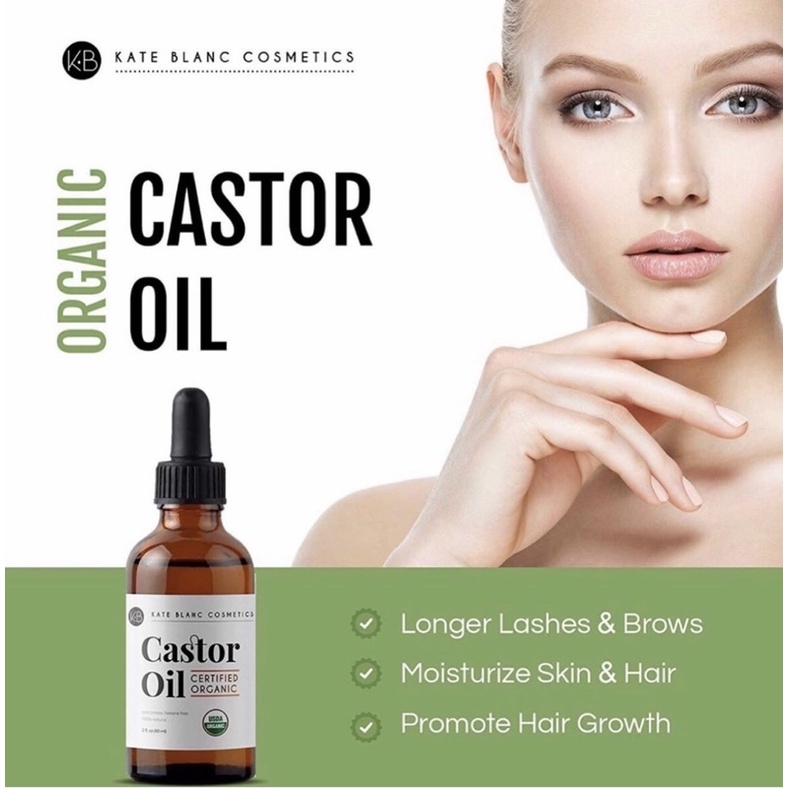 Dầu thầu lầu hữu cơ Castor oil organic Kate Blanc