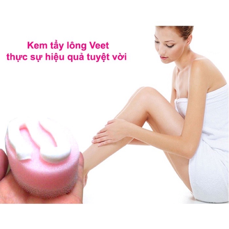 Kem tẩy lông Veet 100ml - Nhập khẩu Pháp | Tẩy lông vùng kín - Triệt lông vĩnh viễn