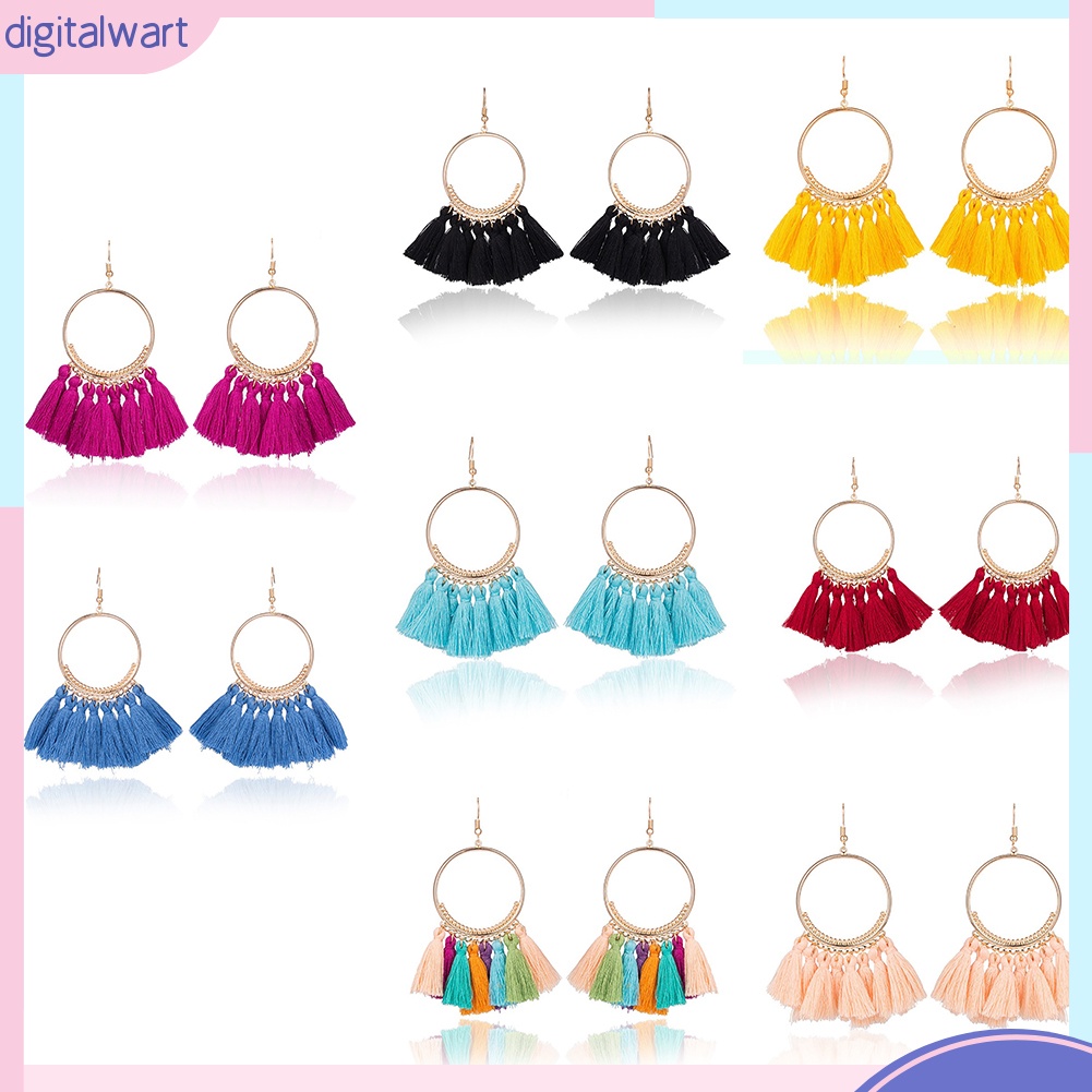 Hoa Tai Kim Loại Phong Cách Bohemia Thời Trang Cho Nữ