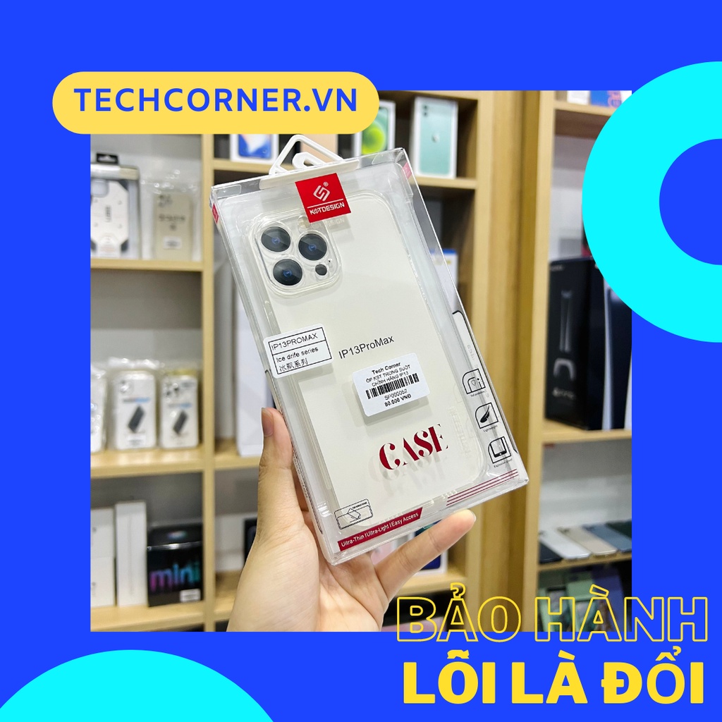 CHÍNH HÃNG - ỐP LƯNG TRONG CHỐNG Ố KST IPHONE