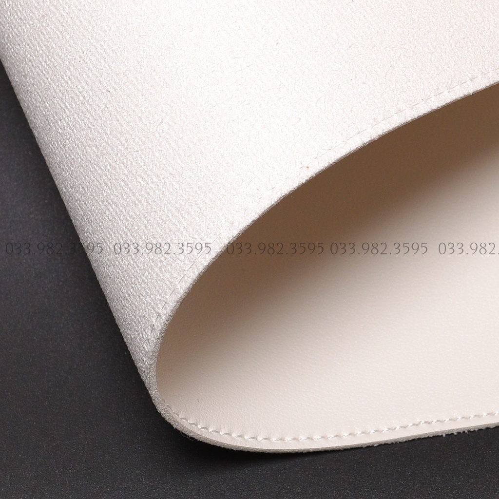 LÓT CHUỘT DA BẠCH CÔNG TỬ TRẮNG 1 MẶT