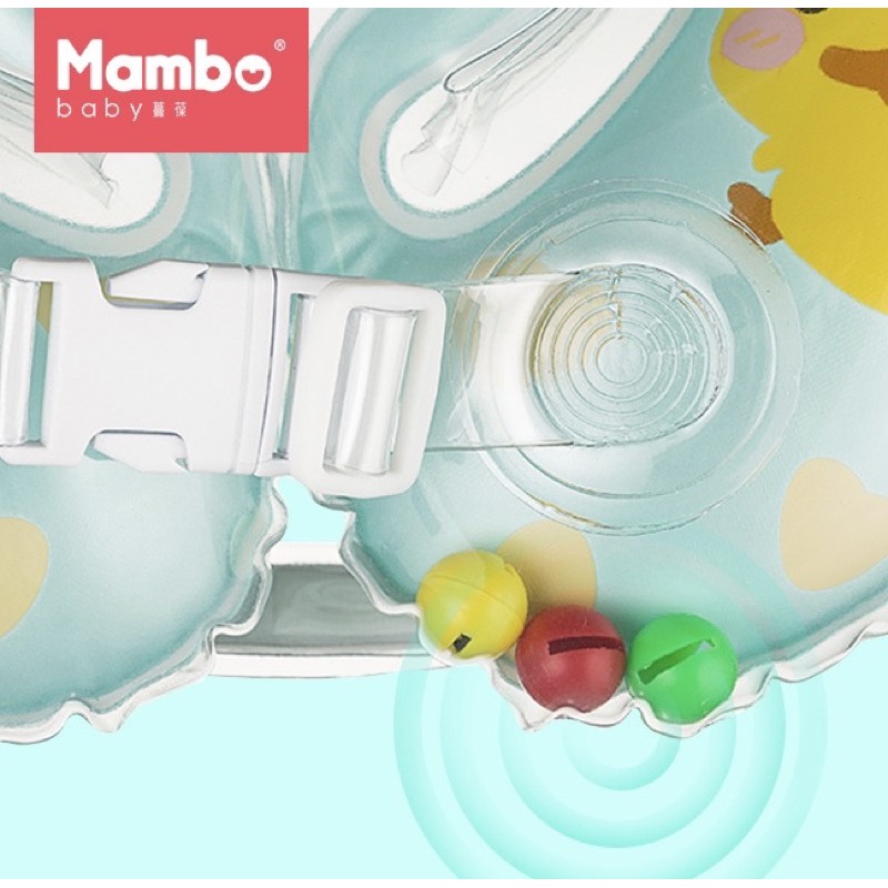 Phao Bơi Đỡ Cổ MamboBaby an toàn dành cho bé bơi tặng kèm bơm Mambo Baby