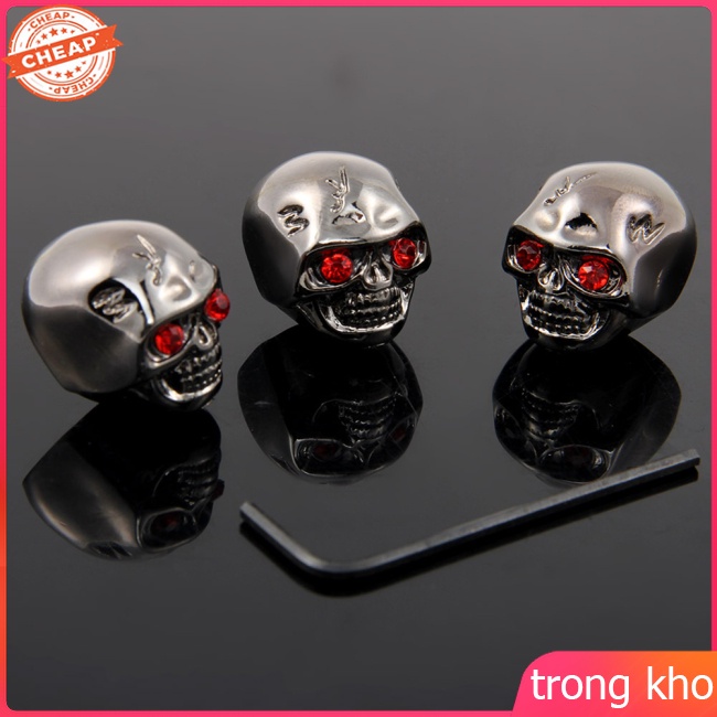 Set 4 núm vặn điều chỉnh âm lượng hình đầu lâu cho đàn guitar