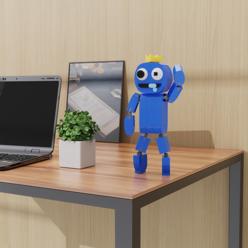 Bộ Đồ Chơi Xếp Hình Hình Quái Vật Màu Xanh Dương 281 Mảnh Ghép