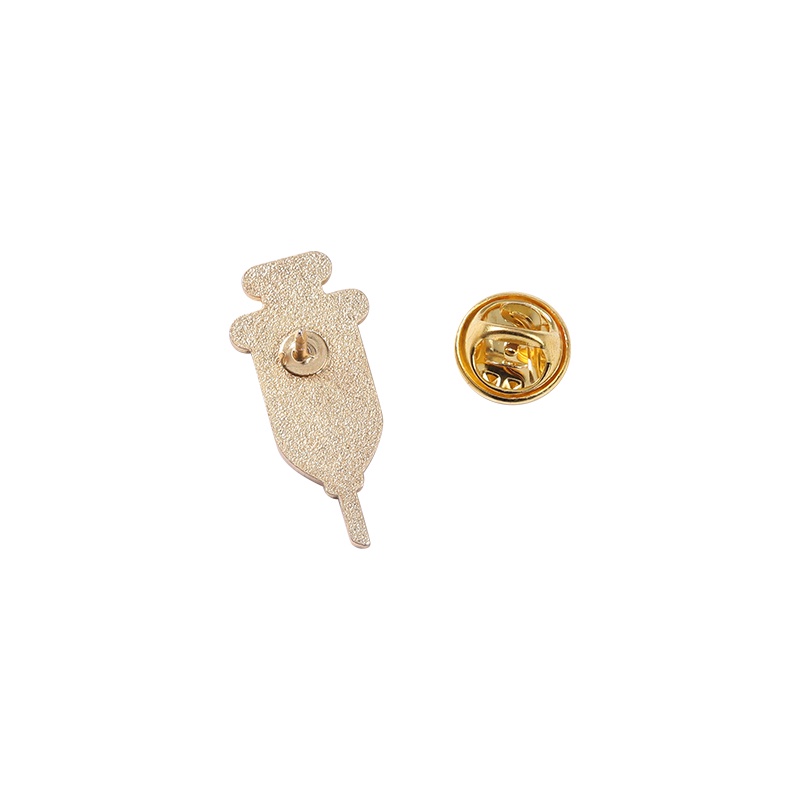 Ghim cài áo QIHE JEWELRY tráng men hình điều khiển từ xa ống tiêm sáng tạo thời trang cho nữ