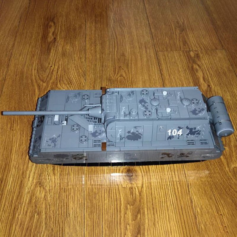 đồ chơi giáo dục  Lắp ráp Mô hình New MOC German Panzer VIII Maus 2127PCS Panlos 628009 xe tăng