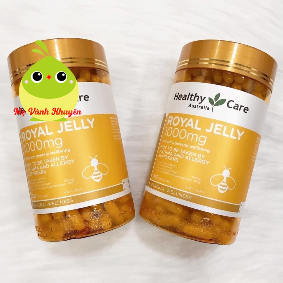 Sữa Ong Chúa Healthy Care Royal Jelly 1000mg, Úc (365v) | BigBuy360 - bigbuy360.vn