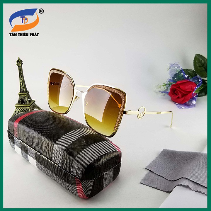 Kính mắt thời trang chống UV TẶNG hộp đựng khăn lau kính Bảo hành 12 tháng