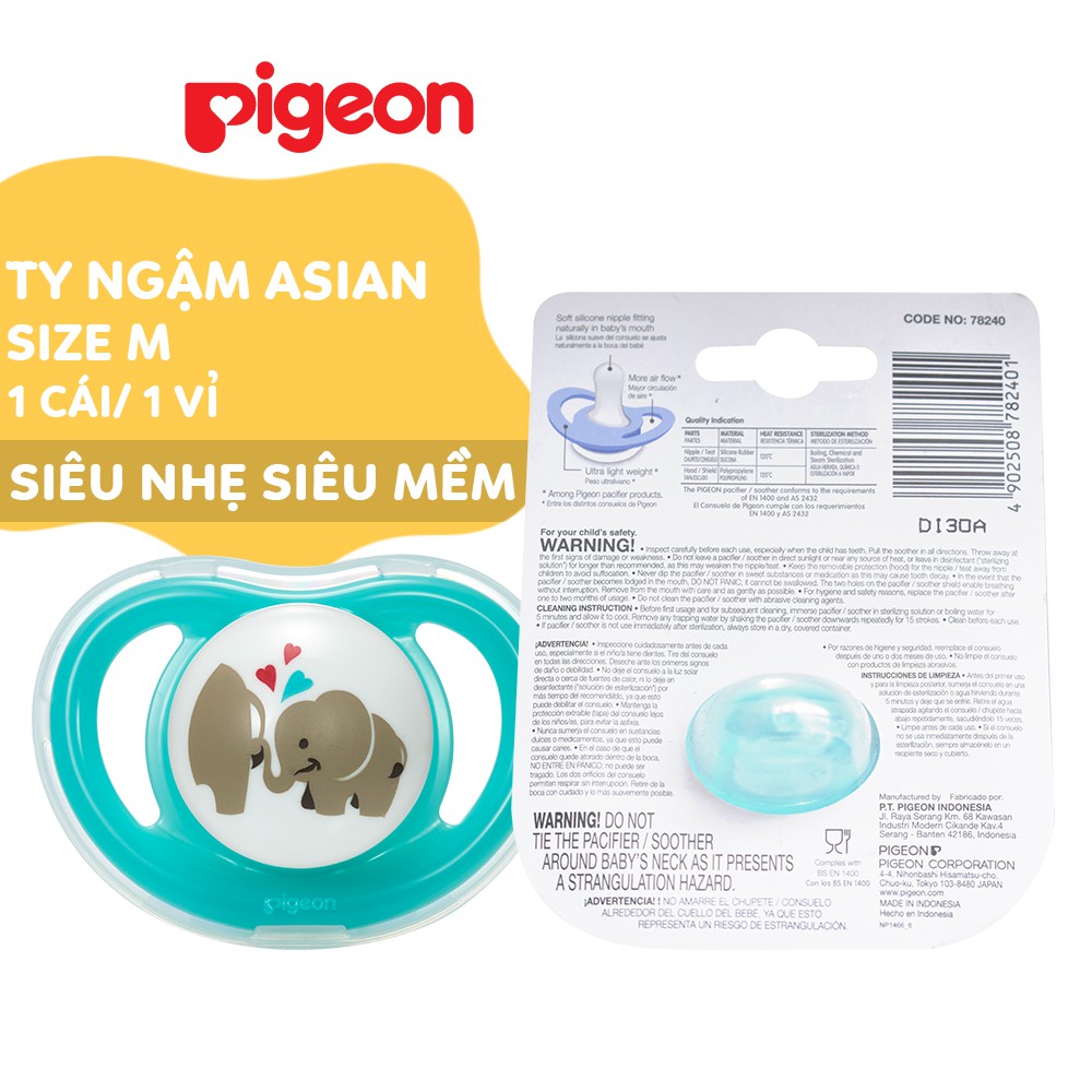 Ty ngậm đơn Pigeon size M