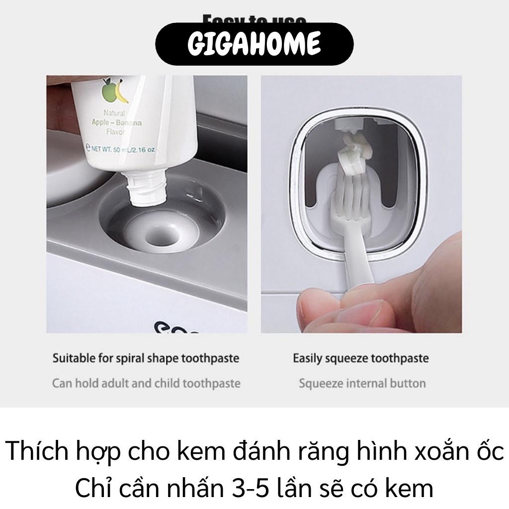 Kệ Nhà Tắm GIGAHOME Bộ Nhã Kem Đánh Răng Tự Động Ecoco Treo Trường, Giá Treo Bàn Chải 8515