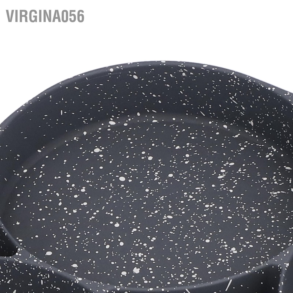 Virgina056 Chảo chiên 4 lỗ 18cm chống dính Pancake cho bữa sáng nấu trứng bếp từ